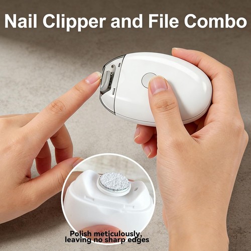 Electric toe nail - clippers, for