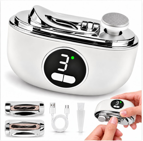 Electric nail clipper 1 - electric, 3-in-1