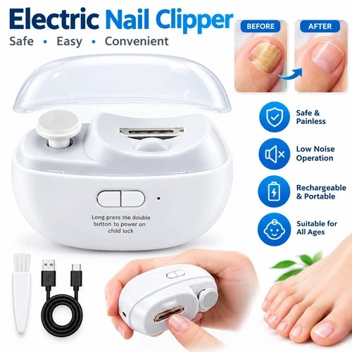 Electric toe nail clippers - toe,