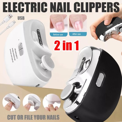 Electric toe nail clippers - nail,