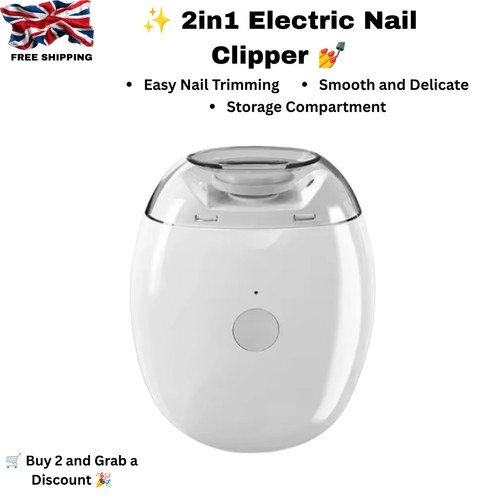 Electric toe nail clippers - electric, for