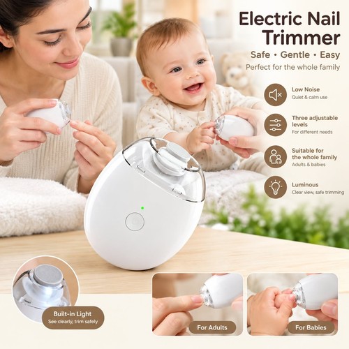 Electric toe nail clippers - clippers, for